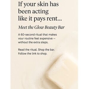 PH DESIGN ORGANICS Kojic Ceramide Glow Bar Brighten Repair Facial Cleanser3.5 oz